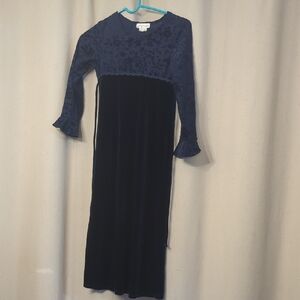 My Michelle Navy Long Sleeve Dress